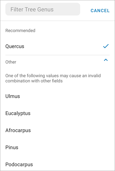 Liste der Gruppenwerte Liste der Gruppenwerte