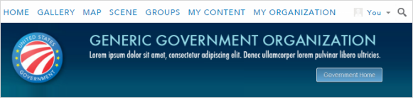 Eine Startseite, die ein mit HTML erstelltes Banner enthält Eine Startseite, die ein mit HTML erstelltes Banner enthält