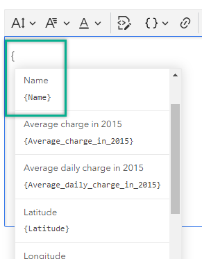 Klammer und Namensfeld Klammer und Namensfeld