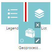 Neuanordnen des Widgets Neuanordnen des Widgets